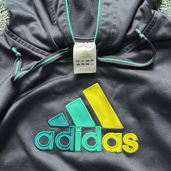 Adidas women’s blue sweater extra large - Picture 3 of 3
